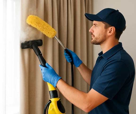 Trusted blind cleaning technician Matty Curtain Cleaning yallah-nsw QLD