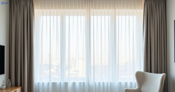 Freshly steam cleaned curtains in yallah-nsw QLD